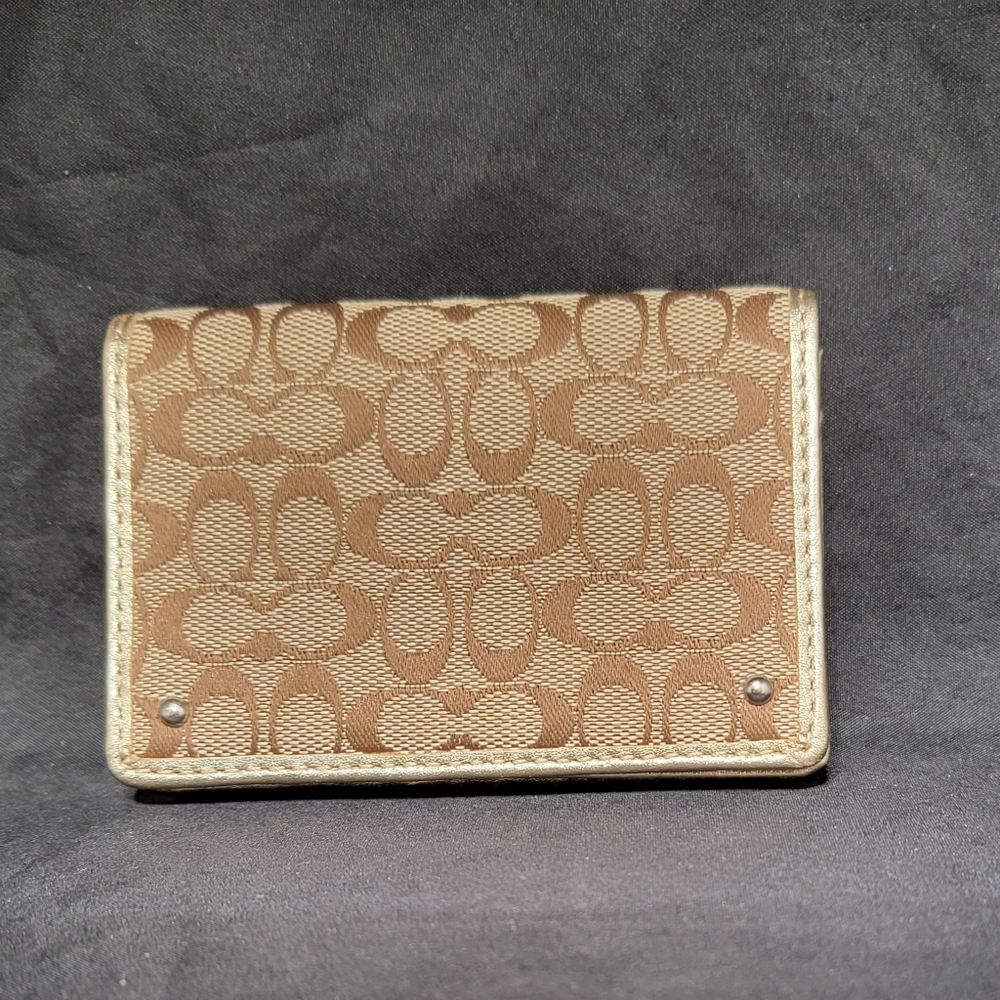 Coach Signature Canvas Wallet